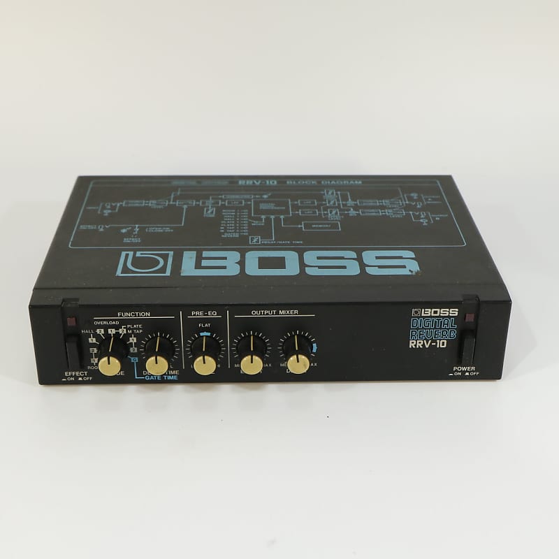 BOSS RRV-10 digital reverb Boss Digital Reverb RRV-10 Sound