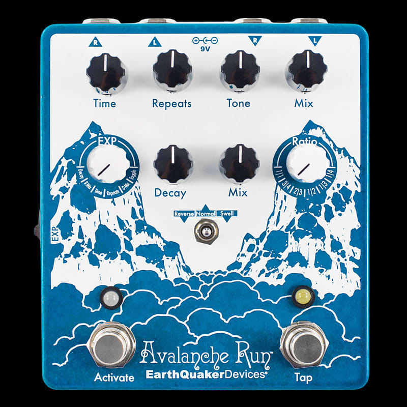 EarthQuaker Devices Avalanche Run Stereo Delay and Reverb Pedal image 1