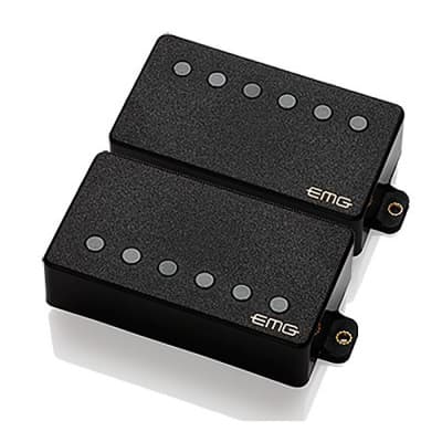 EMG 57/66 Set Active Pickups Brushed Black Chrome | Reverb