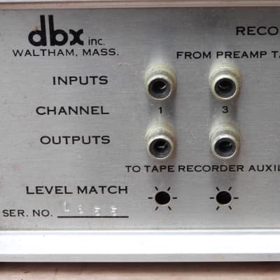 dbx dbx II 124 noise reduction image 9