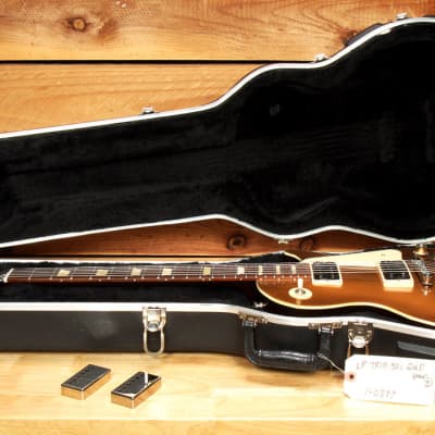 GIBSON 2011 LES PAUL 50s TRIBUTE T Worn Goldtop Relic! + Hard Case 10399 image 3