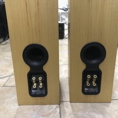 Pair of B&W CM4 Bowers and Wilkins Floor Standing Loud Speakers - Maple Finish image 5