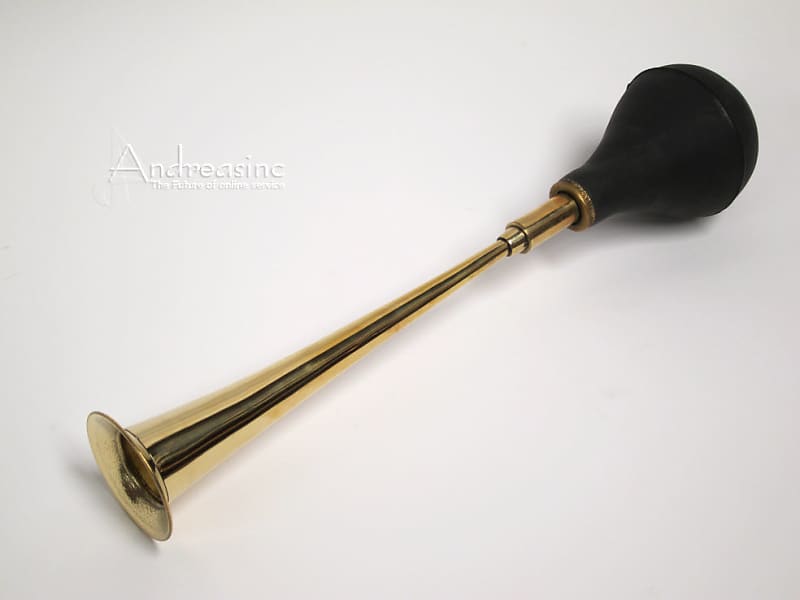 Antique Style Straight Car Bulb Horn image 1