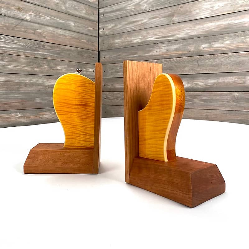 Franklin Guitar Works Hand Made Electric Guitar Book Ends Reverb