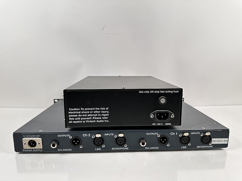 Vintech Audio 273 Mic Preamp Equalizer with X73 Power Supply