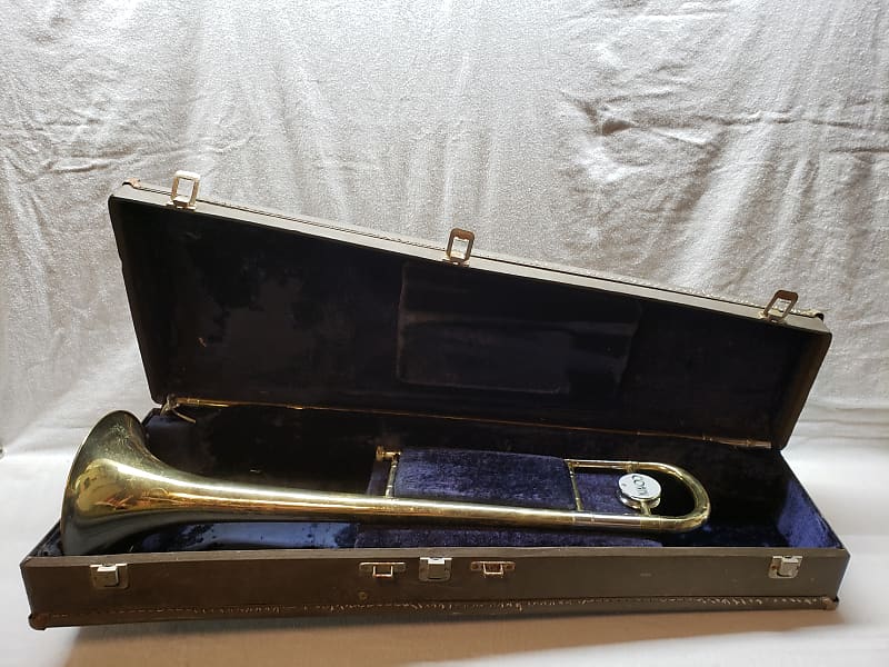 Vintage Conn Connquest Trombone w/ Original Case - Serviced