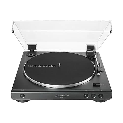 Audio-Technica AT-LP60X Fully Automatic Belt-Drive Stereo Turntable (Black)  			