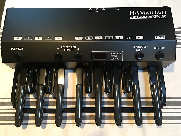 Hammond XPK 100 Midi Pedalboard- used 3x (great for XK-1, XK