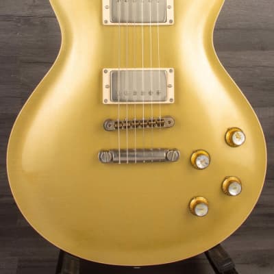 Patrick James Eggle Macon Carved Top - Gold Top, Santos rosewood neck s#30913 for sale