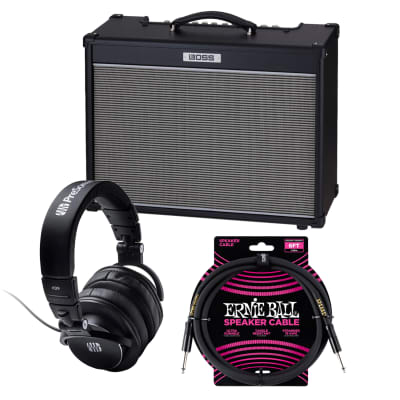 Boss NEXTONE Artist 80W Amplifier, Presonus HD9, Ernie Ball Guitar Cable PO607 Bundle image 1