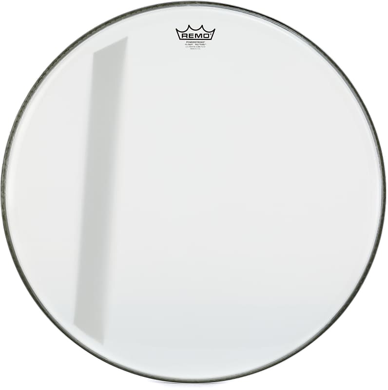 Remo Powerstroke P3 Felt Tone Hazy Bass Drumhead 24 Inch Reverb 2488