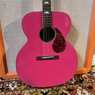 Vintage 1950s Kay K22 Jumbo Flat Pink Acoustic Guitar *Ex. Ronnie Lane Studios* image 2