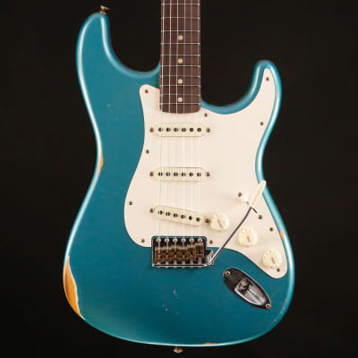 Fender Custom Shop LTD 1959 Stratocaster Relic, Ocean Turquoise 7lbs 5.7oz image 12