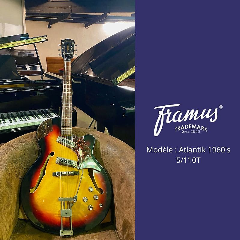 Framus Guitare Electrique Atlantik 5/110T 1960 image 1