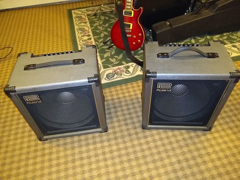 PAIR (2) Roland SuperCube 100 SCL-100 - Guitar/Keyboard Combo with 15