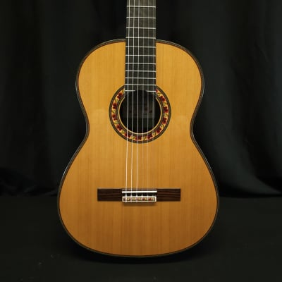 Jose Ramirez Cedar Guitarra del Tiempo Studio Classical Nylon String Guitar w/ Logo'd Hard Case image 3