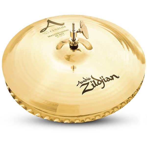 Zildjian 15" A Custom Mastersound Hi Hats in Pair - HiHat Drumset Cymbals A20553 image 1