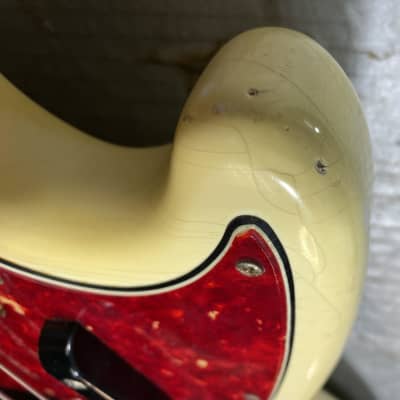 1966 Fender Mustang Bass - Arctic White image 15