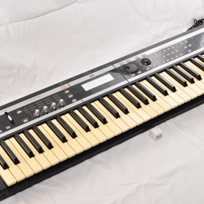 Korg X50 61-Key Synthesizer Keyboard w/Adapter Tested Working Used From Japan #43517