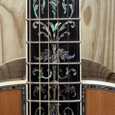 OOO PARLOR FORTY FIVE Floral PARLOR model acoustic guitar 2024 - Natural inlays galore image 7
