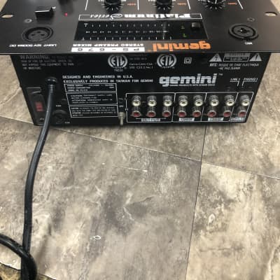 gemini ジェミニ PS 676 アナログ ステレオ プリアンプ ミキサー