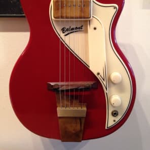 Supro Belmont 1957 Red OHSC Valco Chicago made HSC image 1