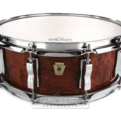 Ludwig Classic Maple 14x5 Snare Drum - Bubinga Gloss - Blowout Deal! image 2