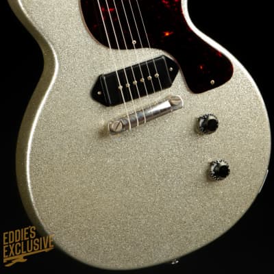 Gibson Custom Shop Made 2 Measure '58 Les Paul Junior Double-Cut Reissue VOS Silver Sparkle image 6