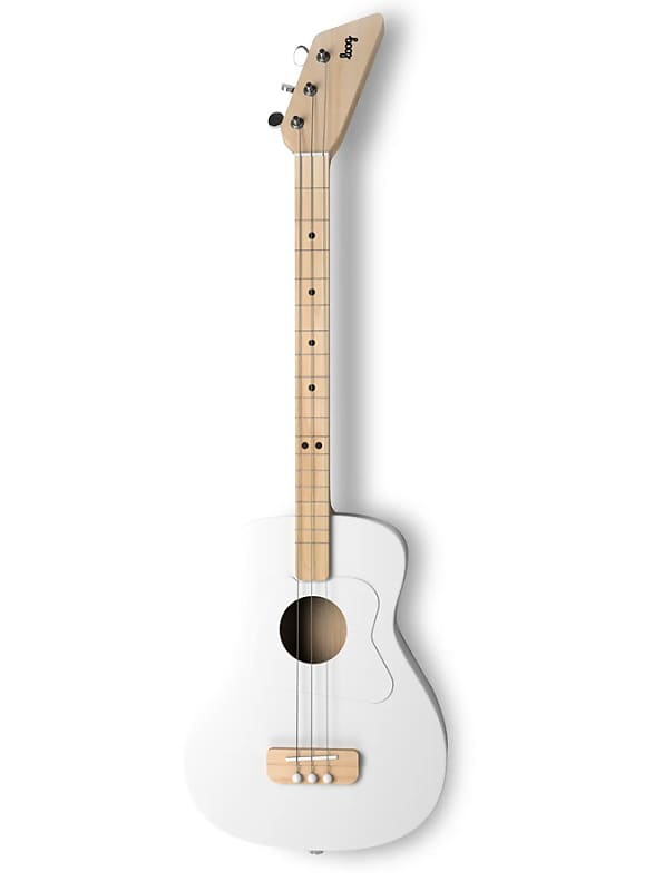 Loog Pro Acoustic Guitar White image 1
