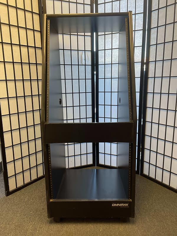 Omnirax CW22 Slanted Rolling Audio Rack | Reverb