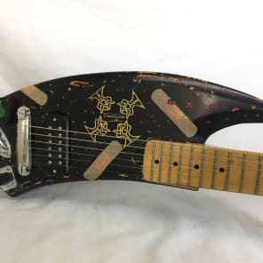 Galaxy Mara Bloody Bandage Missile Ergonomic Custom Handmade Guitar 1985 Black image 2