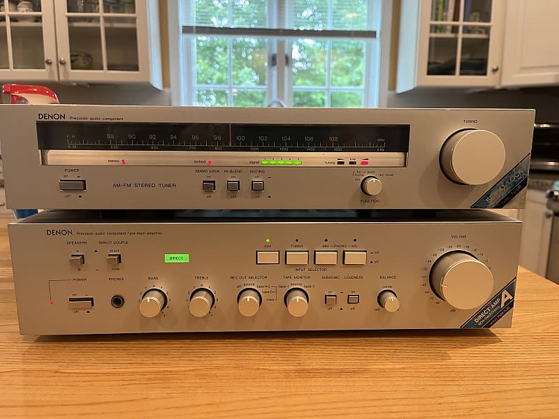 Denon PMA 530 / TU 530 1980s - Silver | Reverb