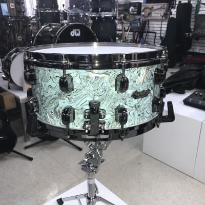 Tama Star Classic Maple 4 Piece Shell Pack 12, 16, 22 & 14 snare Sky Blue Swirl image 4