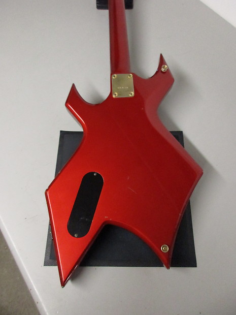 BC Rich NJ Series Warlock Bass Guitar Candy Apple Red | Reverb