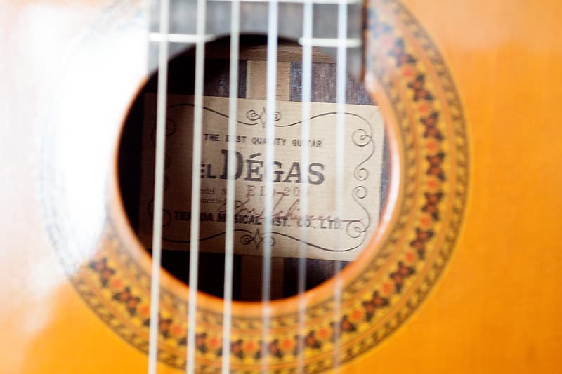 Hand made in Japan 197x EL DEGAS ED200 Super Sounding Vintage Classical  Guitar