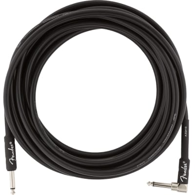 Fender Professional Series Straight / Angled TS Instrument Cable - 18.6'
