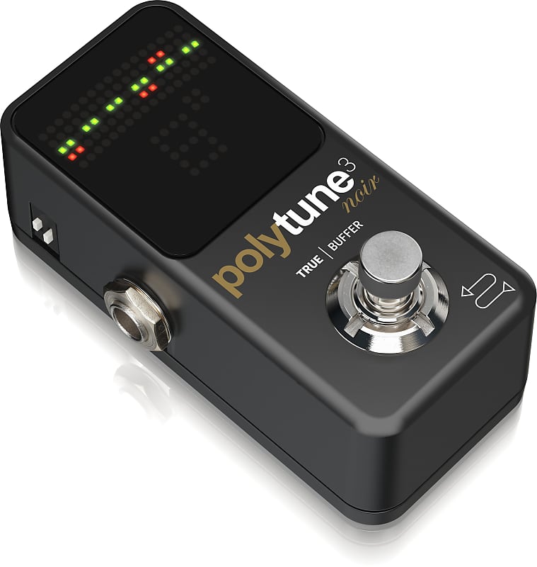 Tc Electronic Polytune 3 Noir Tiny Polyphonic Tuner with Multiple Tuning  Modes and Built-In BONAFIDE BUFFER