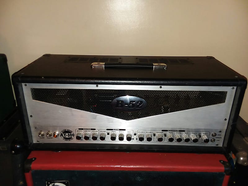 B52 AT 100 3 Channel 100 watt All Tube Guitar Amplifier Head Reverb