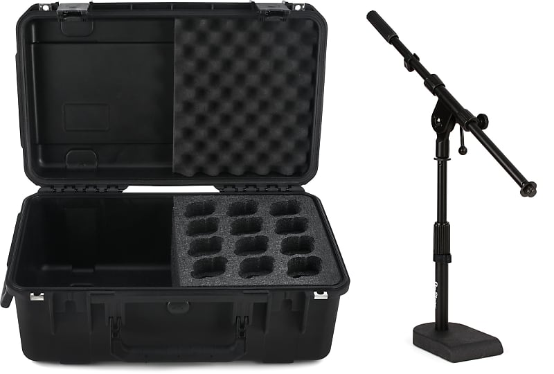 SKB 3i2011MC12 iSeries 12 Microphone Case Bundle with Reverb