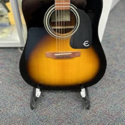 Epiphone Pro-1 Acoustic Guitar Ebony + Free Case Included