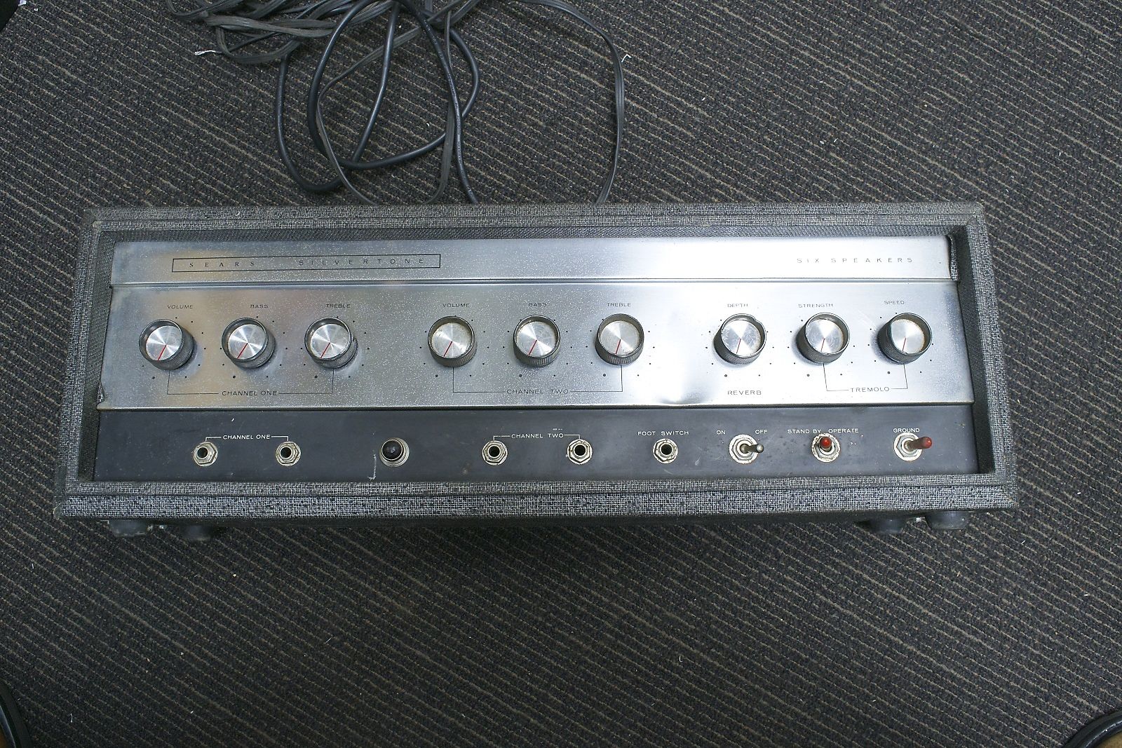 Silvertone amp best sale head
