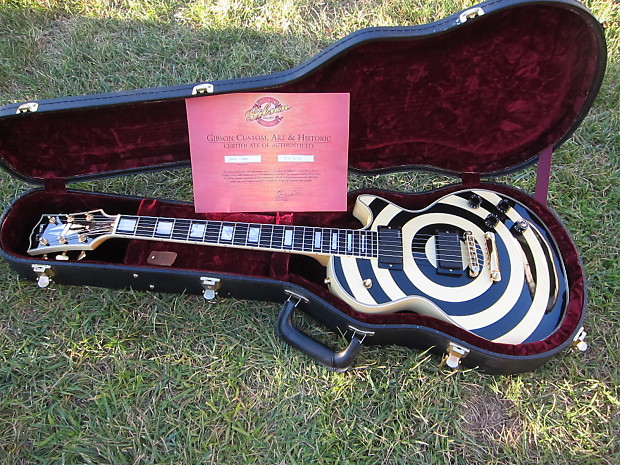 【バリ】超美品 ギブソン レスポールZakk Wylde Bullseye Gibson Zakk Wylde Les Paul Custom Bullseye | Reverb