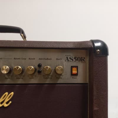 Marshall Acoustic Soloist AS50R 2-Channel 50-Watt 2x8" Acoustic Guitar Combo 2000s - Brown image 5
