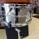 Ludwig LM402T Supraphonic 6.5 x 14 Chrome-Plated Aluminum Snare Drum Tube Lugs Smooth Shell