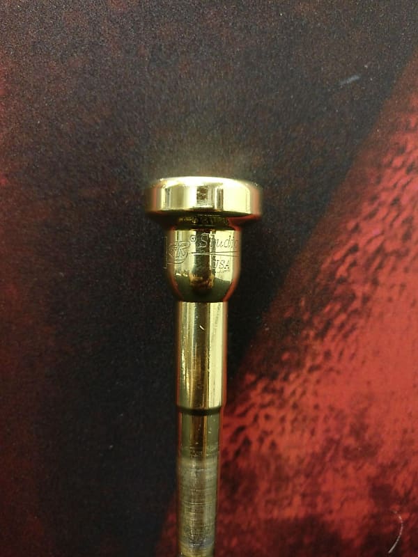 G.R Wayne Bergeron Studio Gold-Plated Trumpet Mouthpiece | Reverb