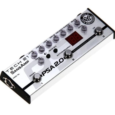 Tech 21 SansAmp PSA 2.0 Programmable Guitar Pre-amp Pedal | Reverb