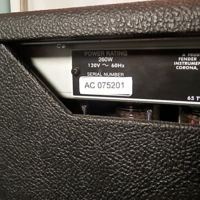 Fender Twin Reverb Reissue 2x12" Guitar Tube Combo Amp with Jensen Special Design Speakers and footswitch RECENTLY SERVICED image 11