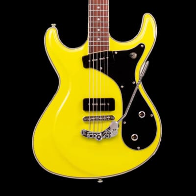 Eastwood Sidejack Baritone Deluxe 20th Anniversary Limited Guitar Modena Yellow image 1