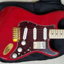 Fender Stratocaster Deluxe Player  2016 Crimson Red Transparent Ash w/DeLuxe Gig Bag