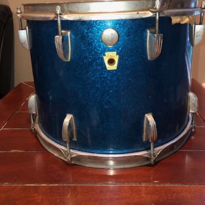 Ludwig Drums 1960's - Blue Sparkle image 4